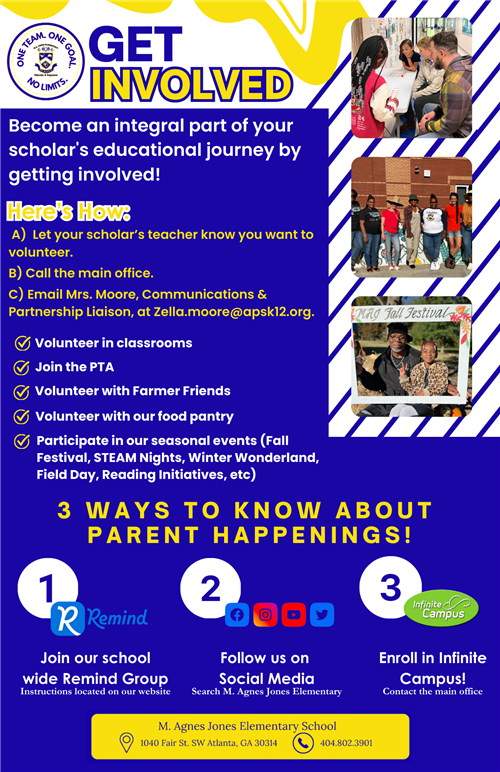 Parent Flyer on How to get involved
